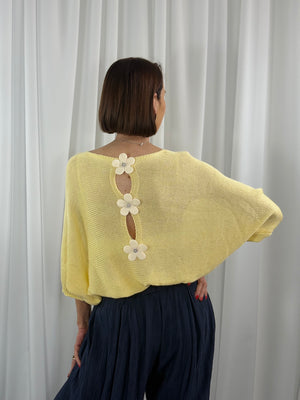 Rachel knitwear in lemon