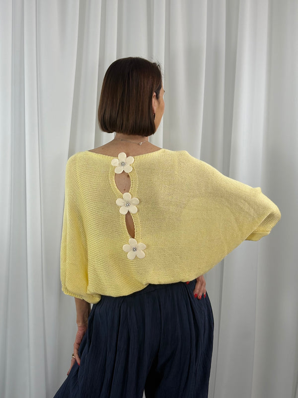 Rachel knitwear in lemon