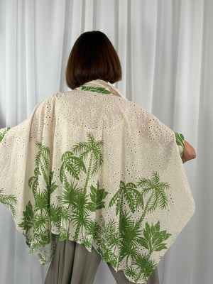 Palma waterfall top in sage