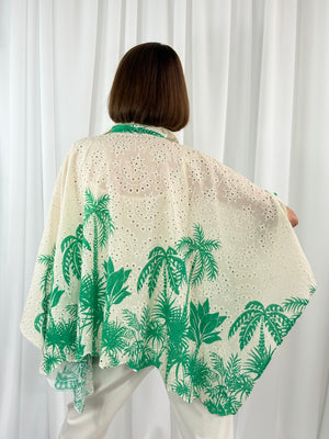 Palma waterfall top in emerald green