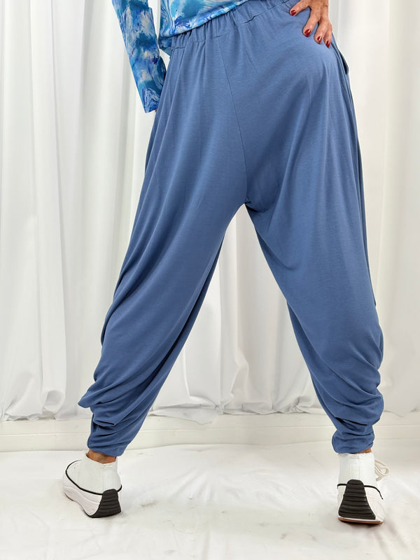 Jasmine Harem trousers in denim blue