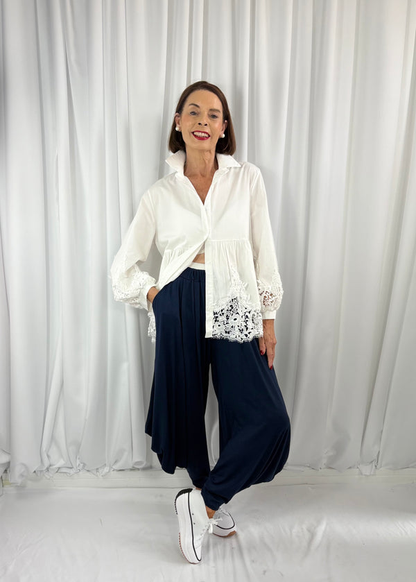 Jasmine Harem trousers in navy
