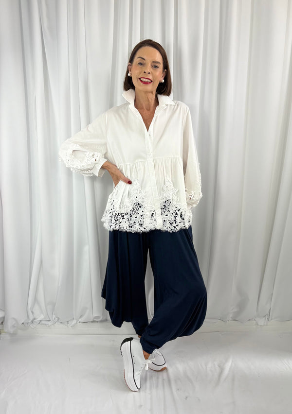 Jasmine Harem trousers in navy