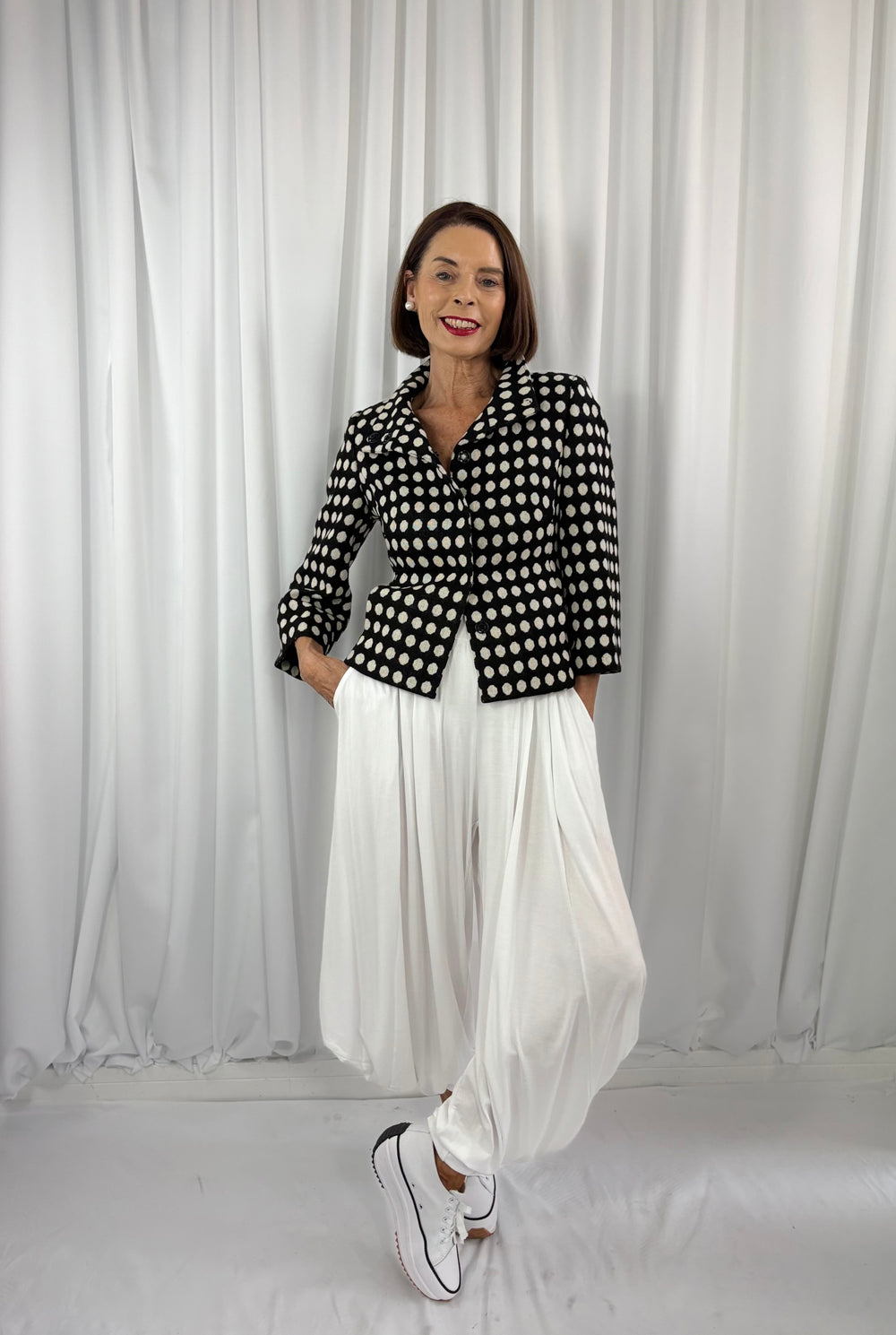 Jasmine Harem trousers in white