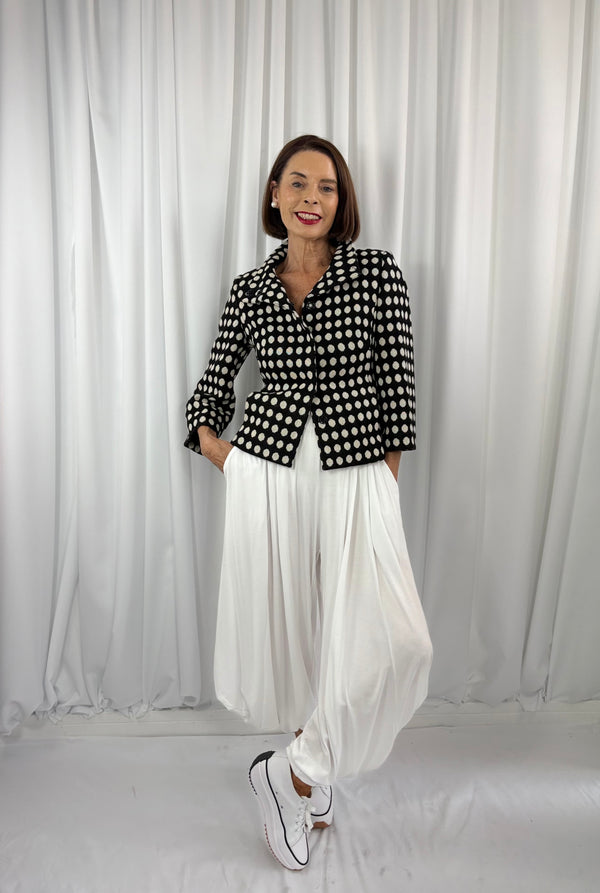 Jasmine Harem trousers in white