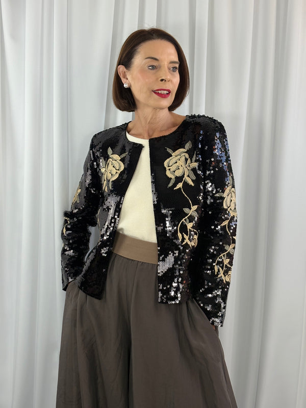 Christine sequin jacket