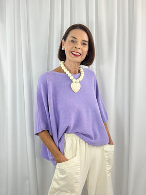 Saliyan knitwear in lavender