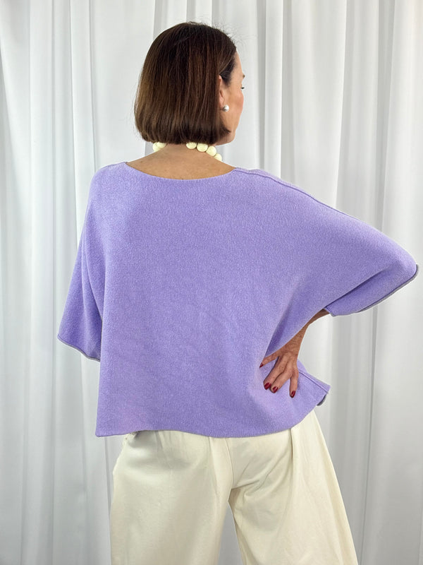 Saliyan knitwear in lavender
