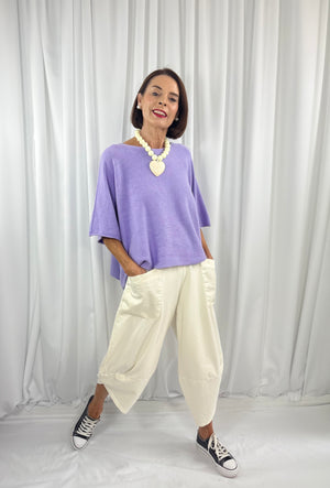 Saliyan knitwear in lavender
