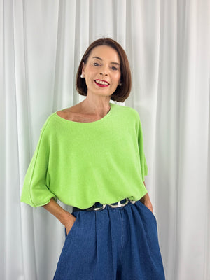 Saliyan knitwear in lime