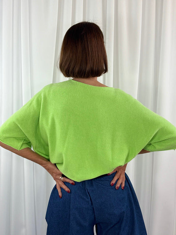 Saliyan knitwear in lime