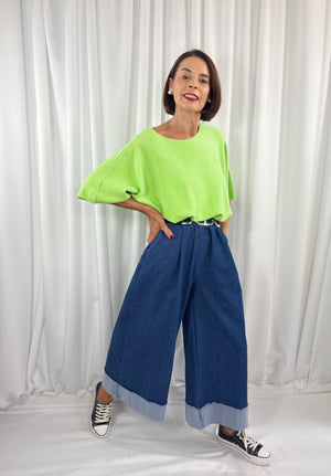 Saliyan knitwear in lime
