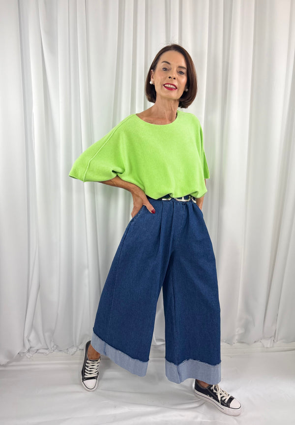 Saliyan knitwear in lime