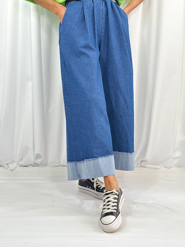 Gabriella Jeans in denim wash