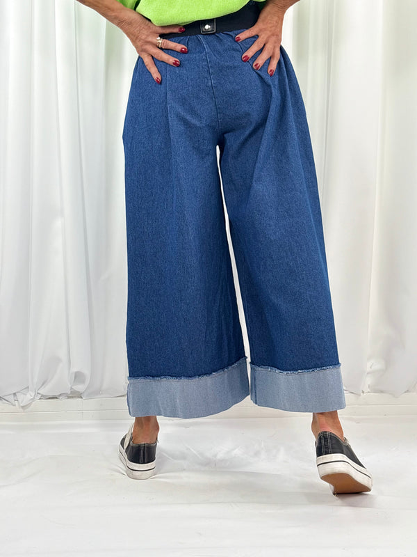 Gabriella Jeans in denim wash