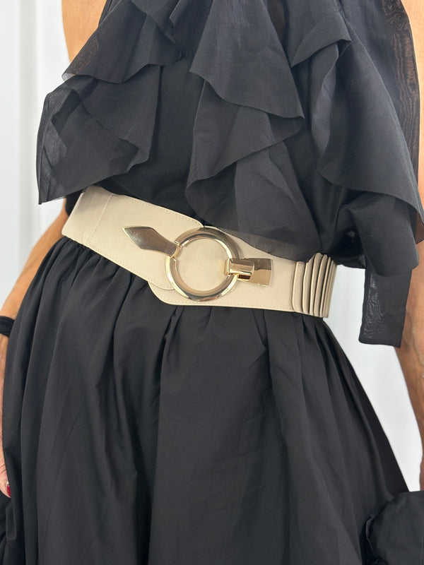 Kennedy belt in beige