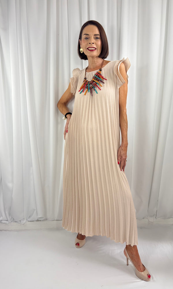 Sylvia dress in beige