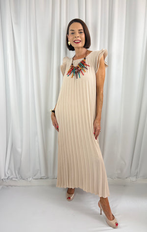 Sylvia dress in beige
