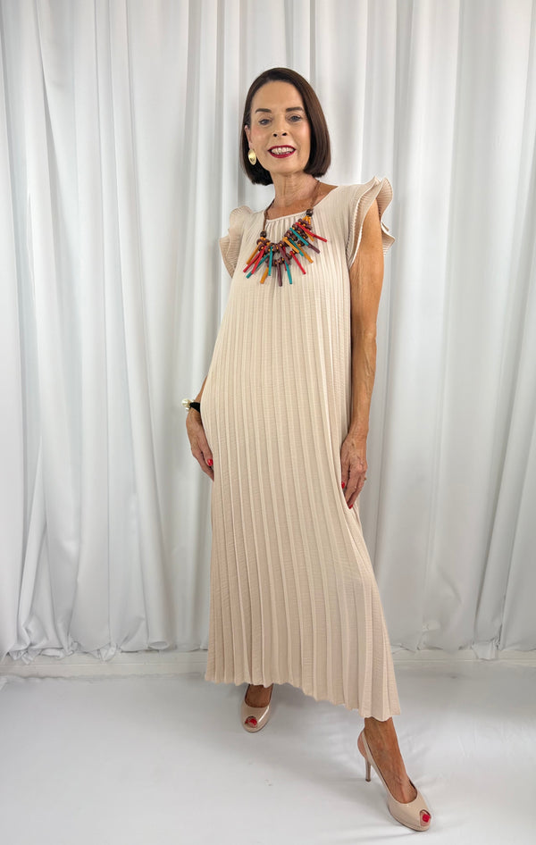 Sylvia dress in beige