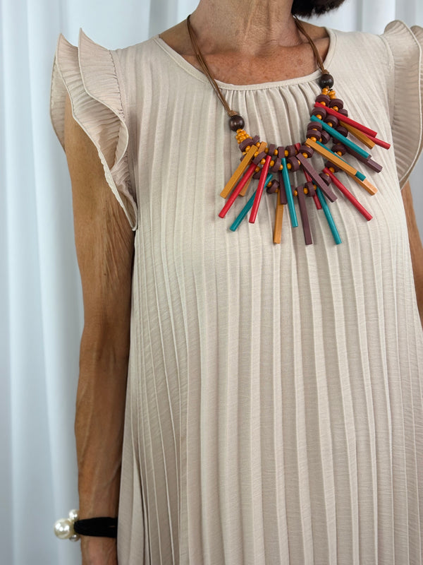 Sylvia dress in beige