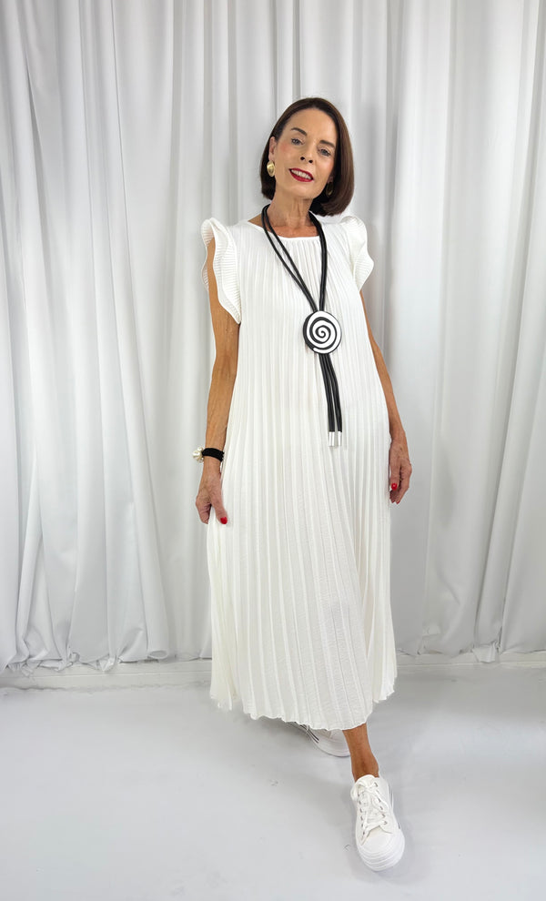 Sylvia dress in white
