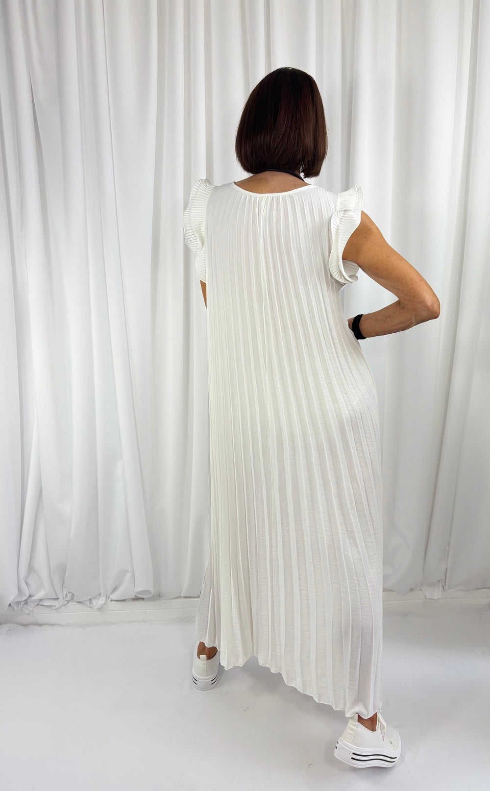 Sylvia dress in white