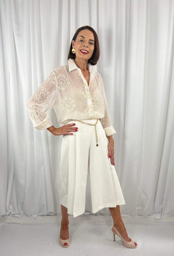theodora shirt in cream