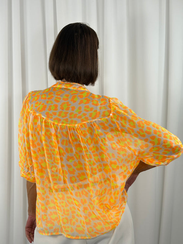 Zerena top in acid orange