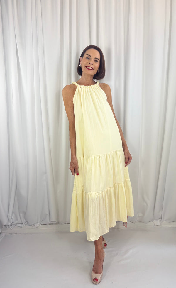 Cody Dress in lemon