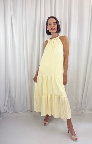 Cody Dress in lemon