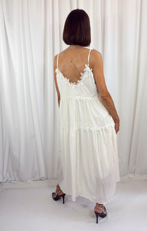 Talia dress in white