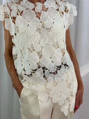 Winnifred top in cream