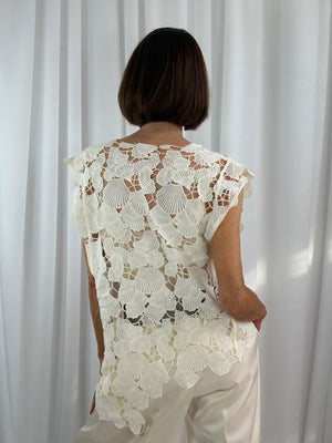 Winnifred top in cream