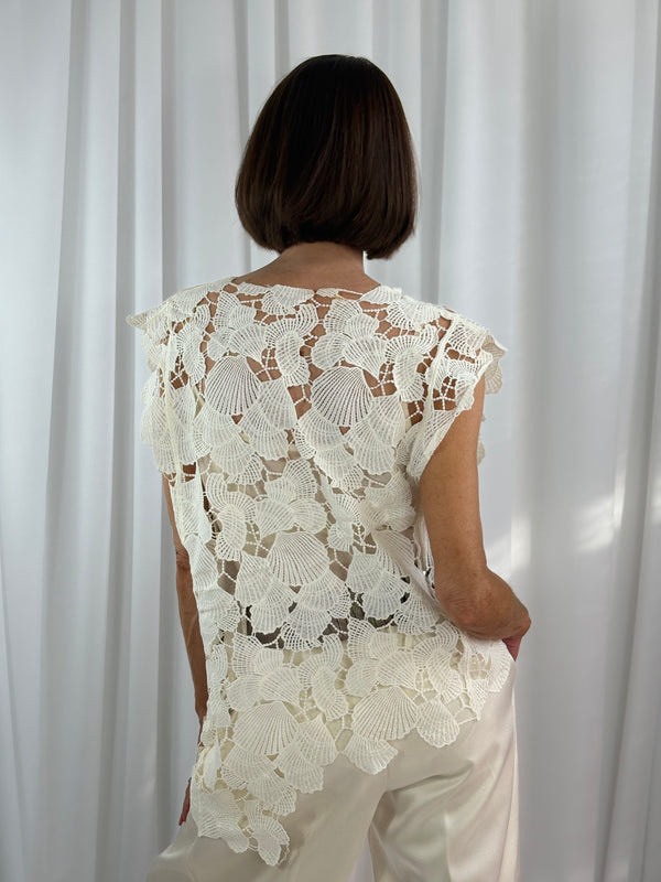 Winnifred top in cream