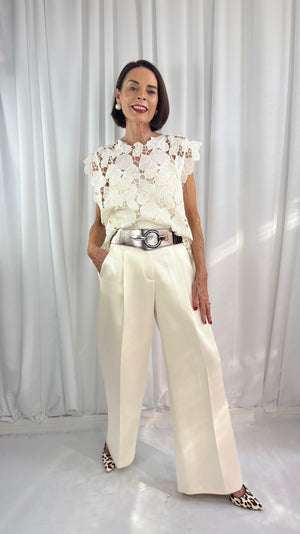 Winnifred top in cream
