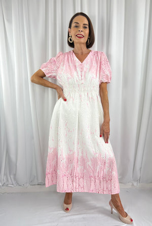 sarasota in pink and white