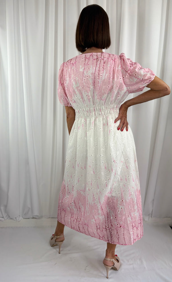 sarasota in pink and white