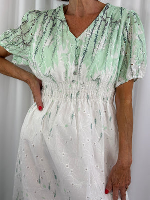 sarasota in mint and beige