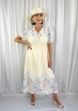 sarasota in multi blue and beige