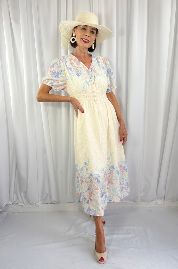 sarasota in multi blue and beige