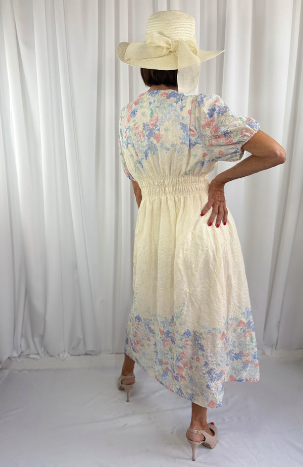 sarasota in multi blue and beige