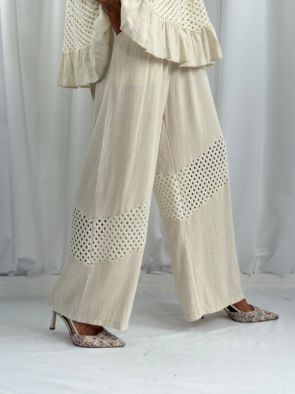 Mona suit in buttermilk