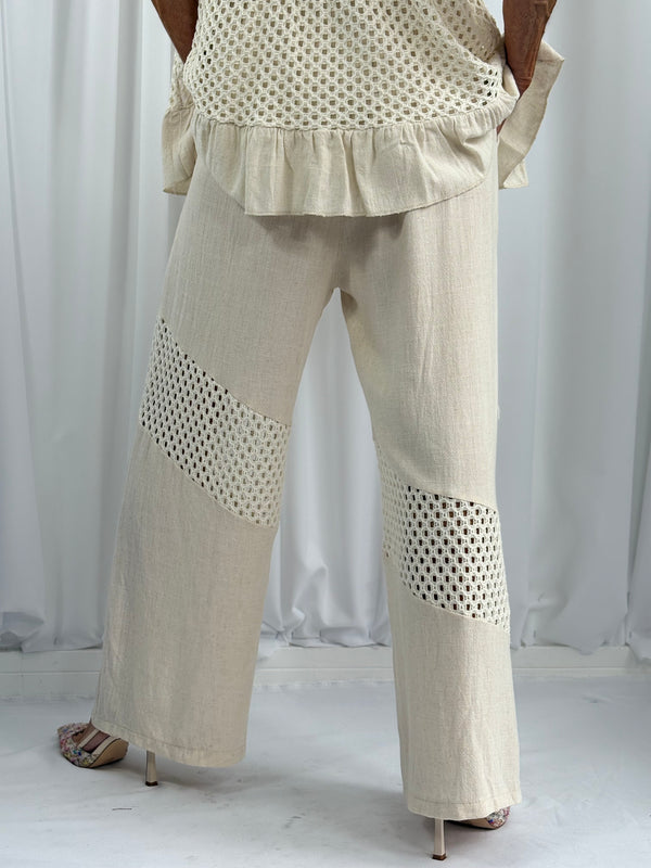 Mona suit in buttermilk