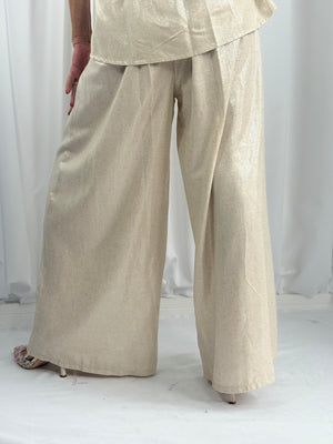 Anisa suit in champagne