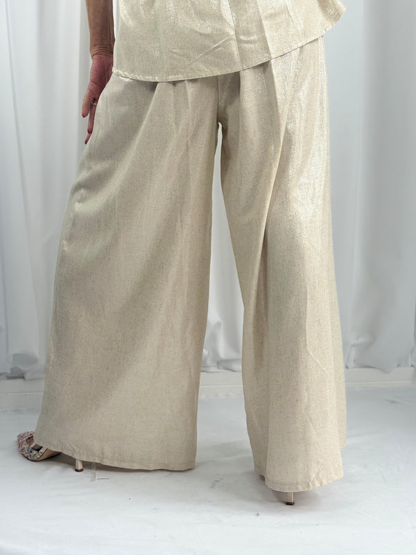 Anisa suit in champagne