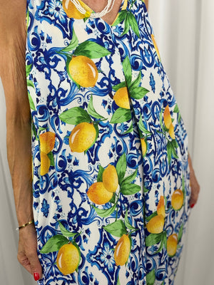 Portofino jumpsuit in lemon