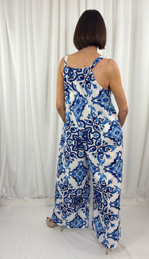 Portofino jumpsuit in blue