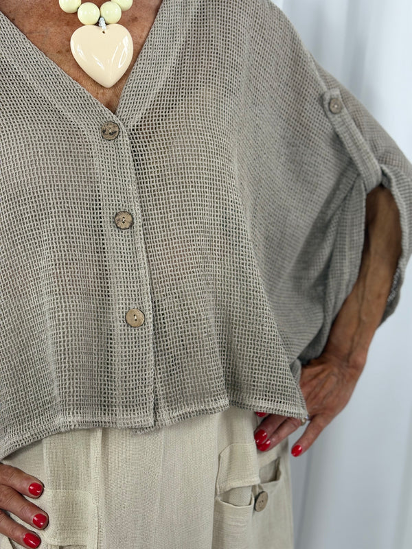Marlo top in mocha
