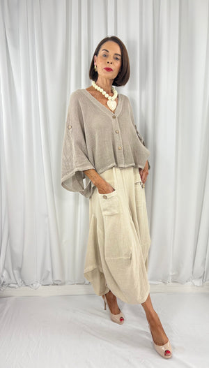 Marlo top in mocha
