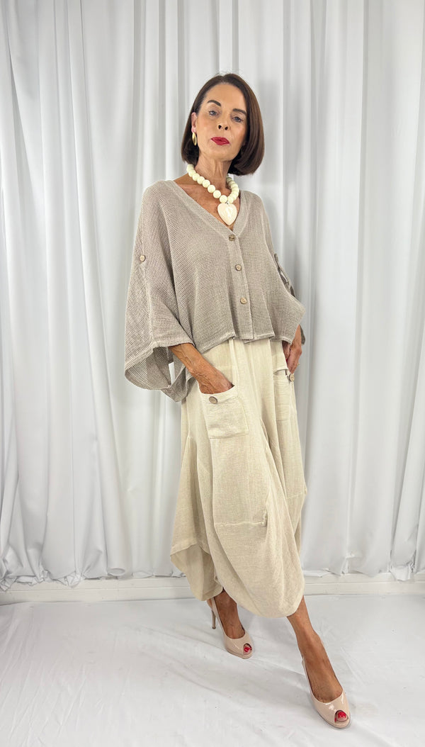 Marlo top in mocha